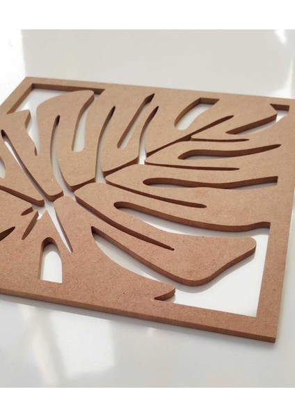 Boyanabilir 6mm Ham Mdf Deve Tabanı Yaprak, Dekoratif ve Kullanışlı Tasarım