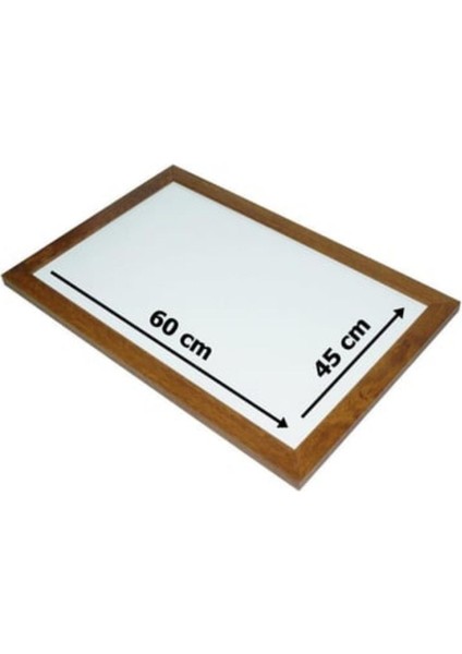 Kahverengi Mdf Yazı Tahtası 45X60, Duvara Monte, Şık ve Pratik Tasarım