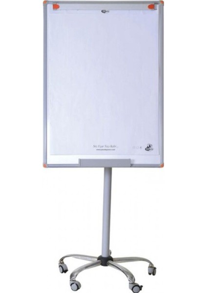 Ahtapot Ayaklı Flipchart Yazı Tahtası 70X100, Gri Renkli, Kullanışlı ve Şık Tasarım