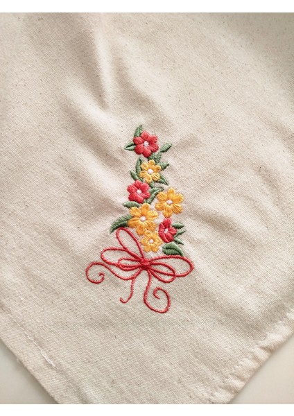 Nakışlı Otantik Organik Püsküllü Runner 45X105 cm modelleri