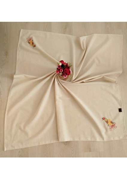 Nakışlı Otantik Organik Püsküllü Runner 45X105 cm fırsatları