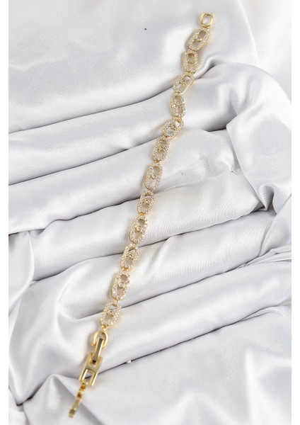 Pirinç Zirkon Taşlı Messika Model Gold Renk Vıp Seri Kadın Bileklik fiyatları