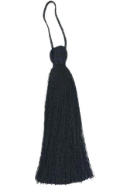 Püskül Tekli 5 cm 1 Adet Siyah