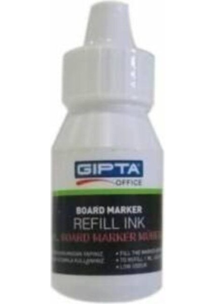 25 ml Siyah ve Gri Tahta Kalemi Mürekkebi, Kaliteli ve Canlı Renkler Için Ideal