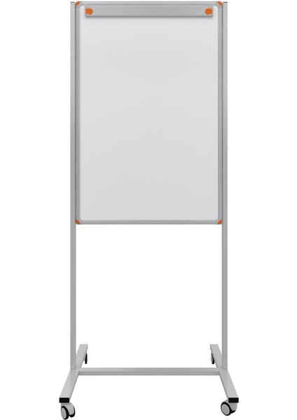 65X100 cm Ayaklı Tek Taraflı Yazı Tahtası, Tekerlekli, Flipcartlı, Beyaz Renk