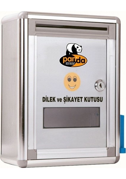 22X29 cm Şık Alüminyum Metal Dilek ve Şikayet Kutusu Pano