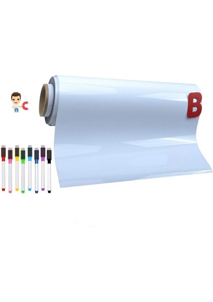 60X90 cm Manyetik ve Yapışkanlı Beyaz Tahta, Silinebilir Duvar Mesaj Paneli indirimleri