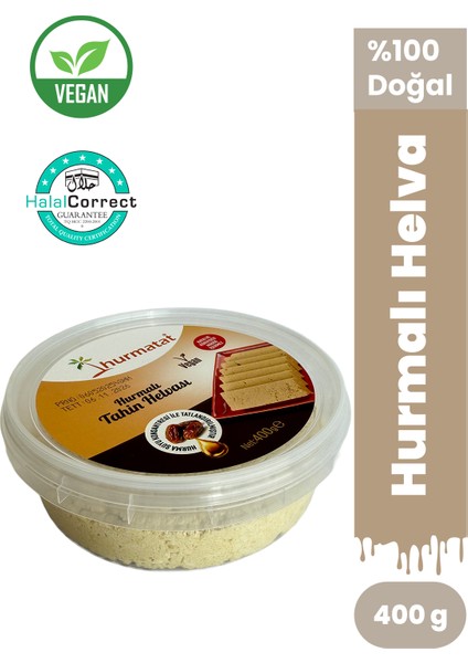 Sade Hurma Helvası 400 Gr