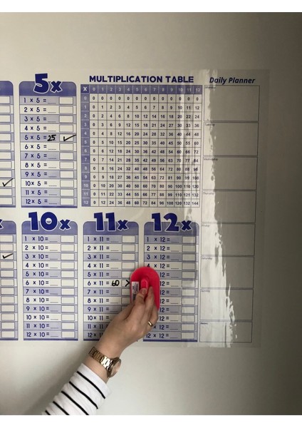 Eğitici Çarpım Tablosu Yazı Tahtası ve Akıllı Kağıt Seti, Çocuklar Için Öğrenme Destekli fiyatları