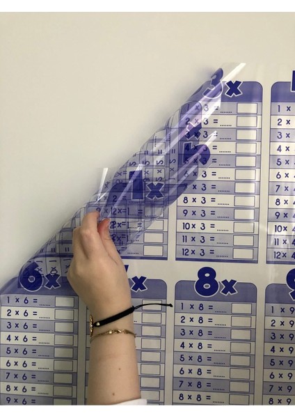 Eğitici Çarpım Tablosu Yazı Tahtası ve Akıllı Kağıt Seti, Çocuklar Için Öğrenme Destekli