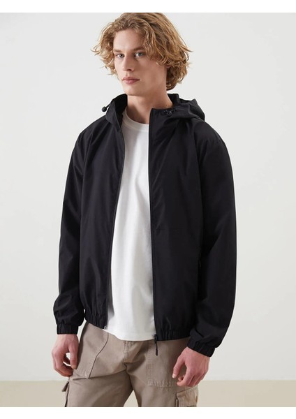Xsıde Standart Kalıp Kapüşonlu Erkek Yağmurluk (W5)