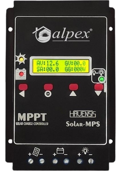 Alpex Güneş Enerjisi Bağ Evi Solar Paketi 1000W Tam İnverter 250W 12V Güneş Paneli 200Ah Jel Akü modelleri