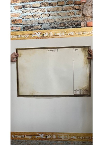 Renkli Yapışkanlı Branş Tahtası 80X120 Cm, Eğlenceli ve Kullanışlı Eğitim Aracı fiyatları