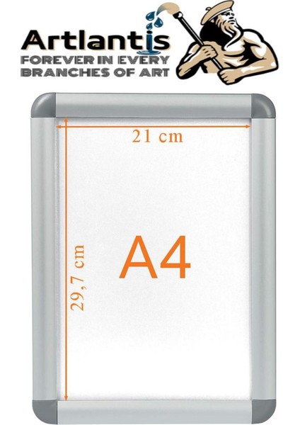 Tak Çıkar Rondo Çerçeve A4 2'li, Açılır Kapanır, 21X30 Cm, Afiş Çerçevesi fiyatları