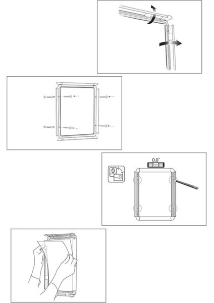Tak Çıkar Rondo Çerçeve A4 2'li, Açılır Kapanır, 21X30 Cm, Afiş Çerçevesi modelleri