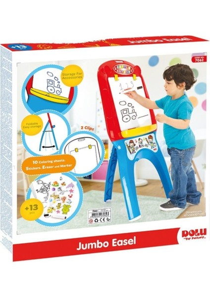 Ayarlanabilir Jumbo Yazı Tahtası, Eğitici ve Kullanışlı, Beyaz Renkli Ürün