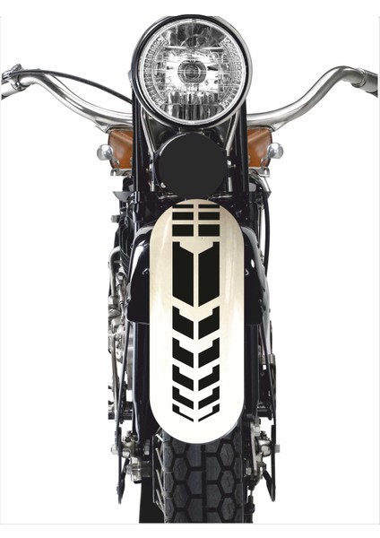 35 x 5 cm Motor Çamurluk Araç Şerit Sticker V2