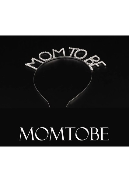 Kristal Taşlı Gümüş Renk Mom To Be Tacı Anne Tacı fiyatları