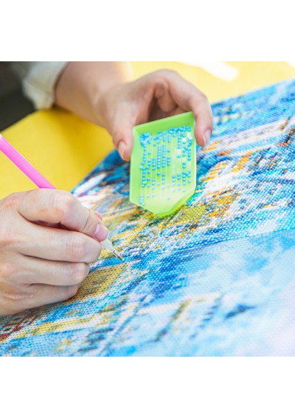 5d Elmas Boyama Seti – yin Yang ve Meditasyon | 40X50 cm - Tuvale Gerili Diamond Painting Sayılarla Boyama Elmas Mozaik Tablo