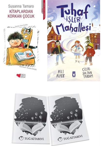 Kitaplardan Korkan Çocuk ve Tuhaf Işler Mahallesi + Hediyeli