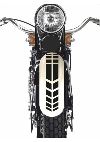 2 Adet 35 x 5 cm Motor Çamurluk Araç Şerit Sticker V4