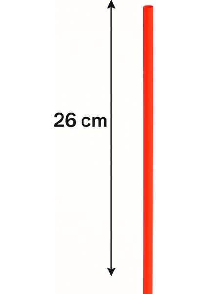 Kırmızı Fr Ozen Pipet 26 cm - 100 Adet fırsatları