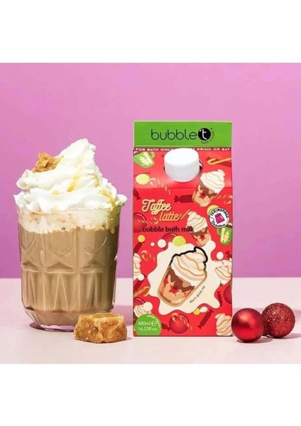 Toffee Latte Bubble Bath Milk 480 ml Banyo Sütü