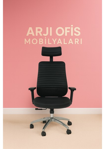 Dragon Deri Başlıklı Çalışma Sandalyesi - Yönetici Koltuğu - Ofis Çalışma Koltuğu