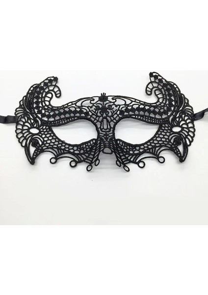 Siyah Dantel Kesim Parti Maskesi fiyatları