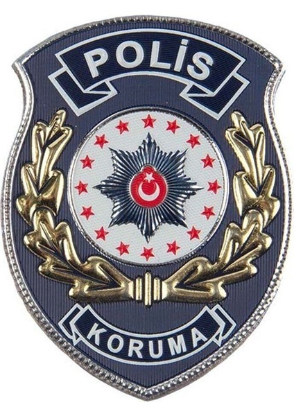 Koruma Polis Arması 3d, 2025 Yeni Model Tip Cırtlı, Standart Ölçü