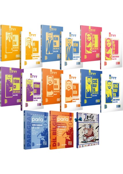 2026 Tyt Türkçe-Tarih-Coğrafya-Fizik-Kimya-Biyoloji Ders Notları-Soru Bankası-Paragraf-Dil Bilgisi