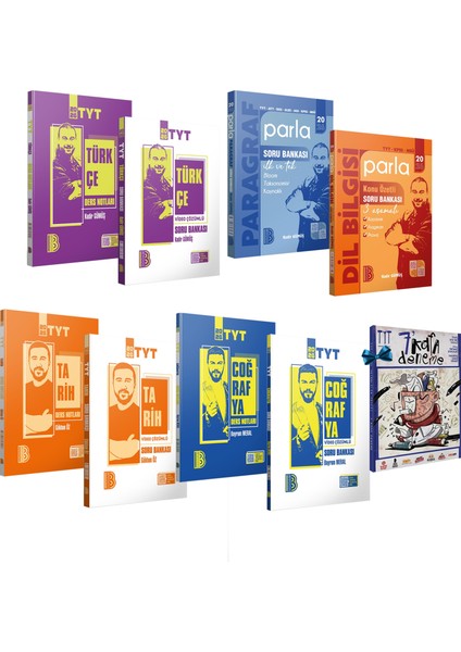 2026 Tyt Türkçe-Tarih-Coğrafya Video Destekli Ders Notları-Çözümlü Soru Bankası-Paragraf-Dil Bilgisi