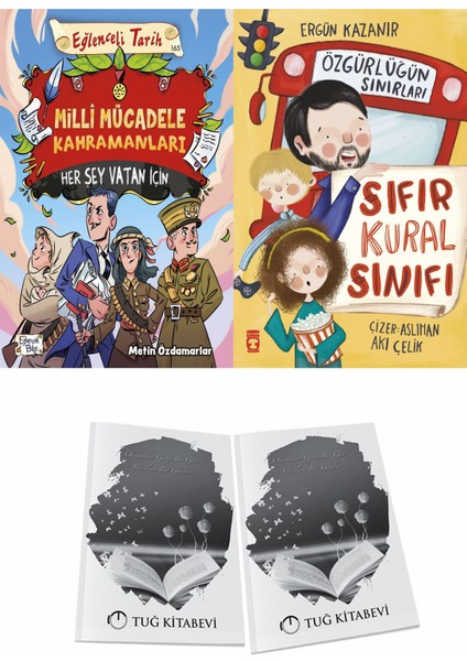 Milli Mücadele Kahramanları Her Şey Vatan Için ve Sıfır Kural Sınıfı Özgürlüğün Sınırları + Hediyeli