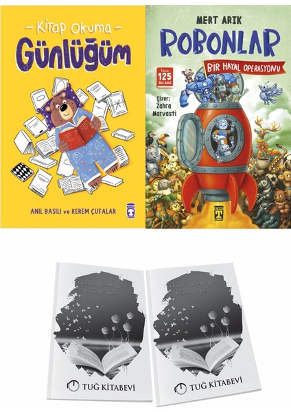 Kitap Okuma Günlüğüm ve Robonlar 2 Bir Hayal Operasyonu + Hediyeli