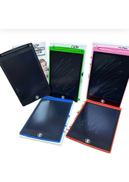 8.5 Inç Pembe LCD Yazı ve Çizim Tableti, Kolay Kullanım ve Taşınabilirlik Sağlar