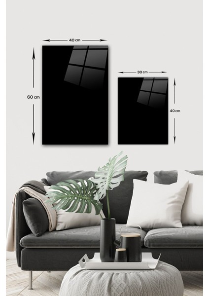 Şeffaf Cam Tablo, Flamingo Desenli, 40X60CM, Zarif ve Renkli Dekorasyon Parçası fırsatları