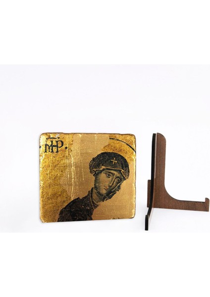 Renkli Hz. Meryem Traverten Panosu, Güzel Dekoratif Duvar Süsü fiyatları