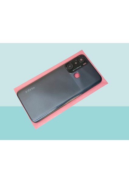 - Infinix Hot 20i Full Kasa Arka Kapak Batarya Kapağı - Siyah
