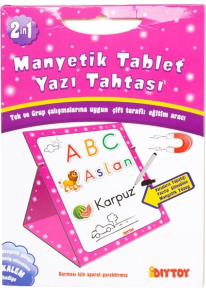 Turkuaz Manyetik Yazı Tahtası, Çocuklar Için Eğlenceli ve Kullanışlı Oyun Arkadaşı