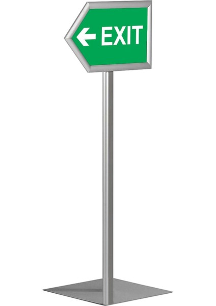 Yön Tek Taraflı Alüminyum Bilgilendirme Panosu A4 21X30 Gri modelleri