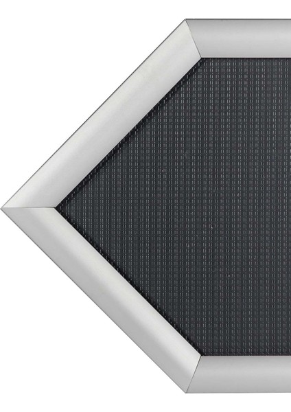 Yön Tek Taraflı Alüminyum Bilgilendirme Panosu A4 21X30 Gri fırsatları