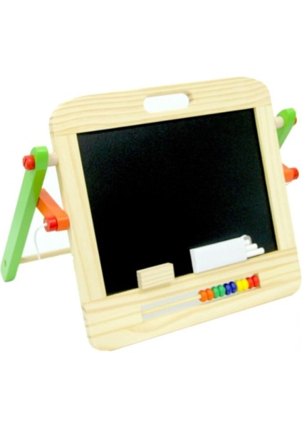Ahşap Manyetik Abaküslü Yazı Tahtası, Sarı, Şık ve Fonksiyonel Tasarım fiyatları