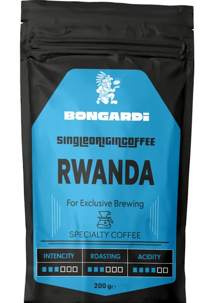 Ruanda Yöresel Single Orjin Kahve Seti 5X200G (Çekirdek Veya Öğütülmüş Seçilebilir) fiyatları