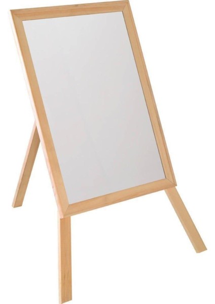 Kahverengi Ahşap Ayaklı Yazı Tahtası 40X55 Cm, Şık ve Doğal Tasarım