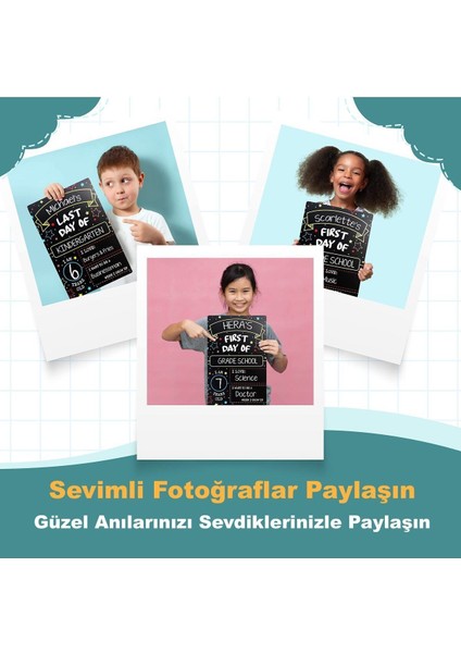 Çift Taraflı Kuru Yazı Tahtası, 25X35CM, Siyah, Okul Günleri Için Renkli Çözüm indirimleri