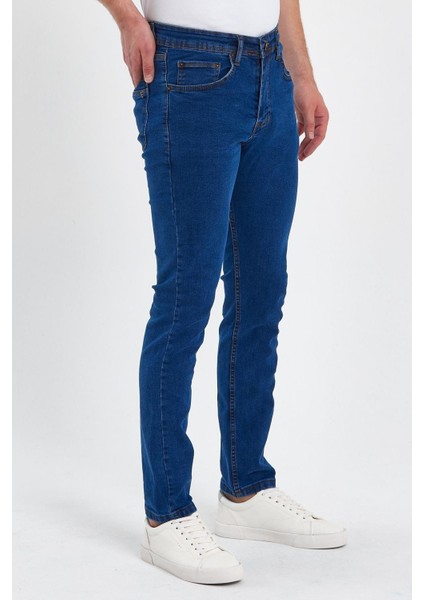 Erkek Fermuarlı Düz Slim Fit Jeans fiyatları