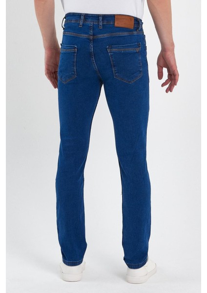 Erkek Fermuarlı Düz Slim Fit Jeans indirimleri