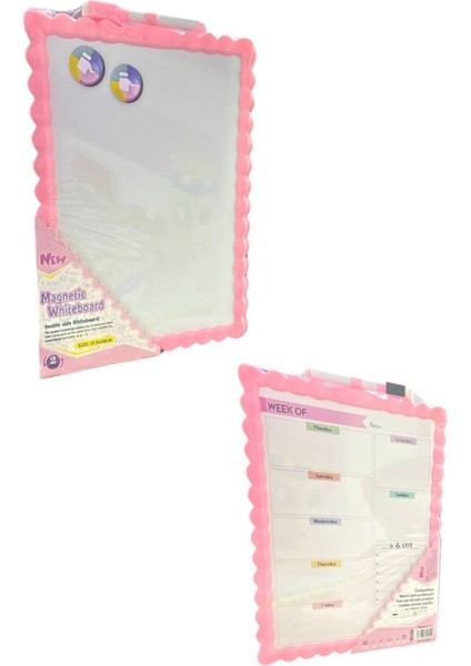 Çift Taraflı Manyetik Yazı Tahtası 21,5X28 Cm, Renkli, Pratik ve Kullanışlı indirimleri