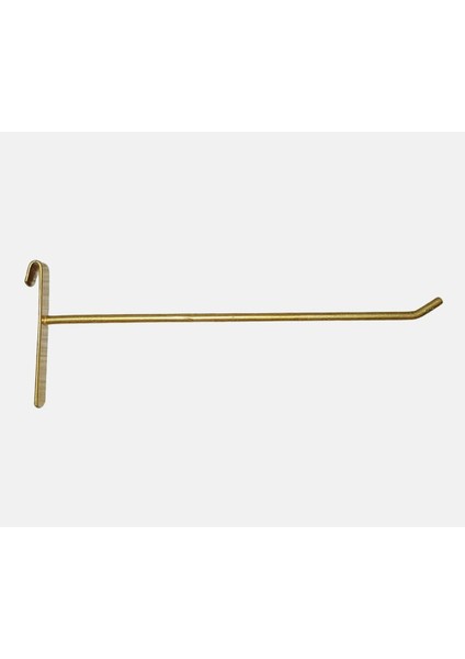 Altın Renkli 50 Adet 10 cm Tel Kanca ve Raf Teli Seti, Dayanıklı ve Şık Kullanım Için