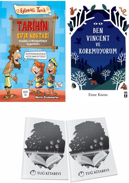 Tarihin Sıfır Noktası Anadolu ve Mezopotamya Uygarlıkları ve Ben Vincent ve Korkmuyorum + Hediyeli